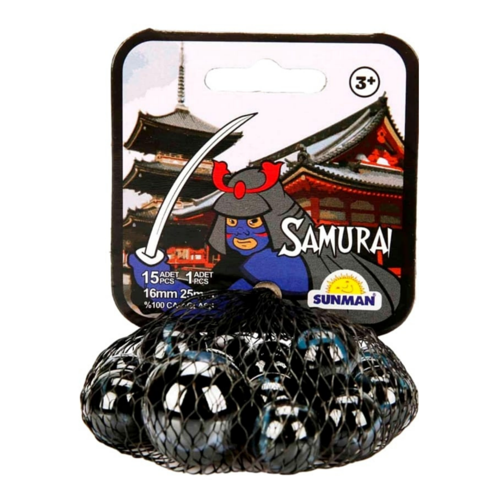 Filede Kaliteli Savaşçılar Renkli Misket 1. / Japon SAMURAİ