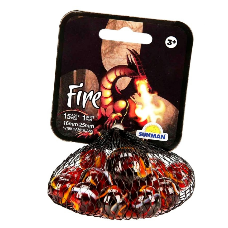 Filede Kaliteli Dragonlar Renkli Misket 4. / Ateş FİRE