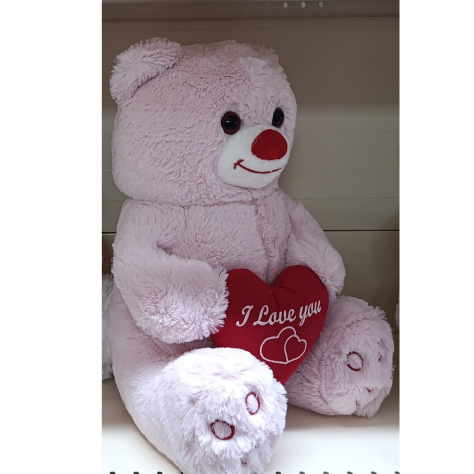 Pembe Renkli Ayı 50 cm