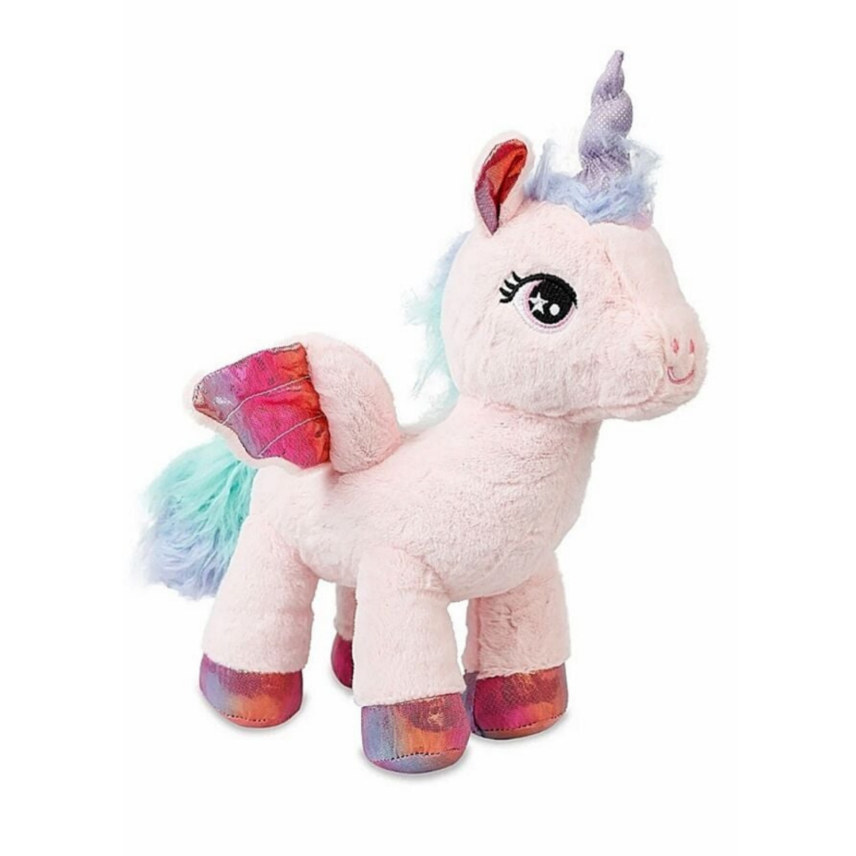 Kanatlı Unicorn At 30 Cm Oyuncak Pembe Peluş Pony At Uyku Ve Oyun Arkadaşı Mama