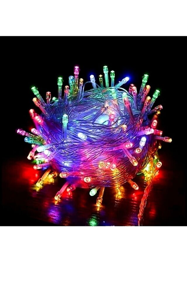 Led Işık - Renkli - 10 Mt - Fonksiyonlu - Dekoratif ,çocuk Odası, Teras, Salon Süsleme,yılbaşı Süs