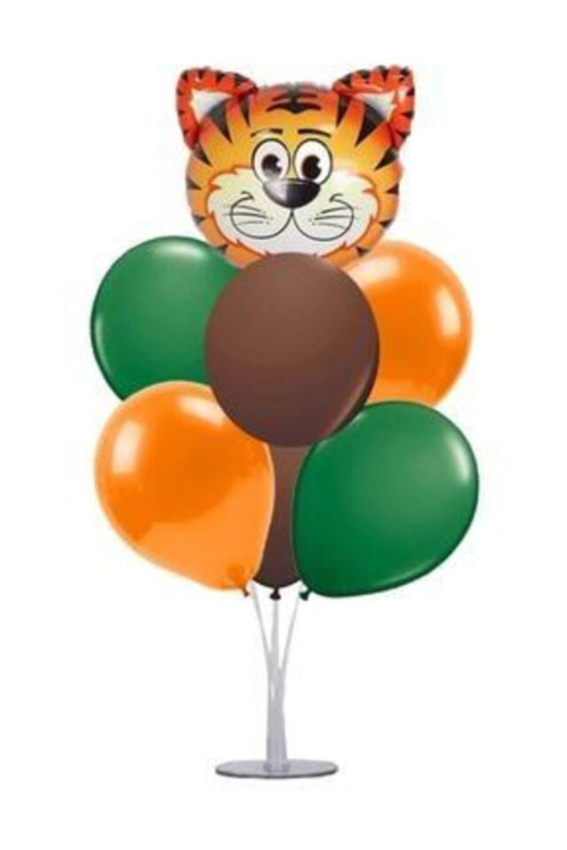 Safari -kaplan- Konsept Hayvan Figürlü Balon Standı--skradaparti216