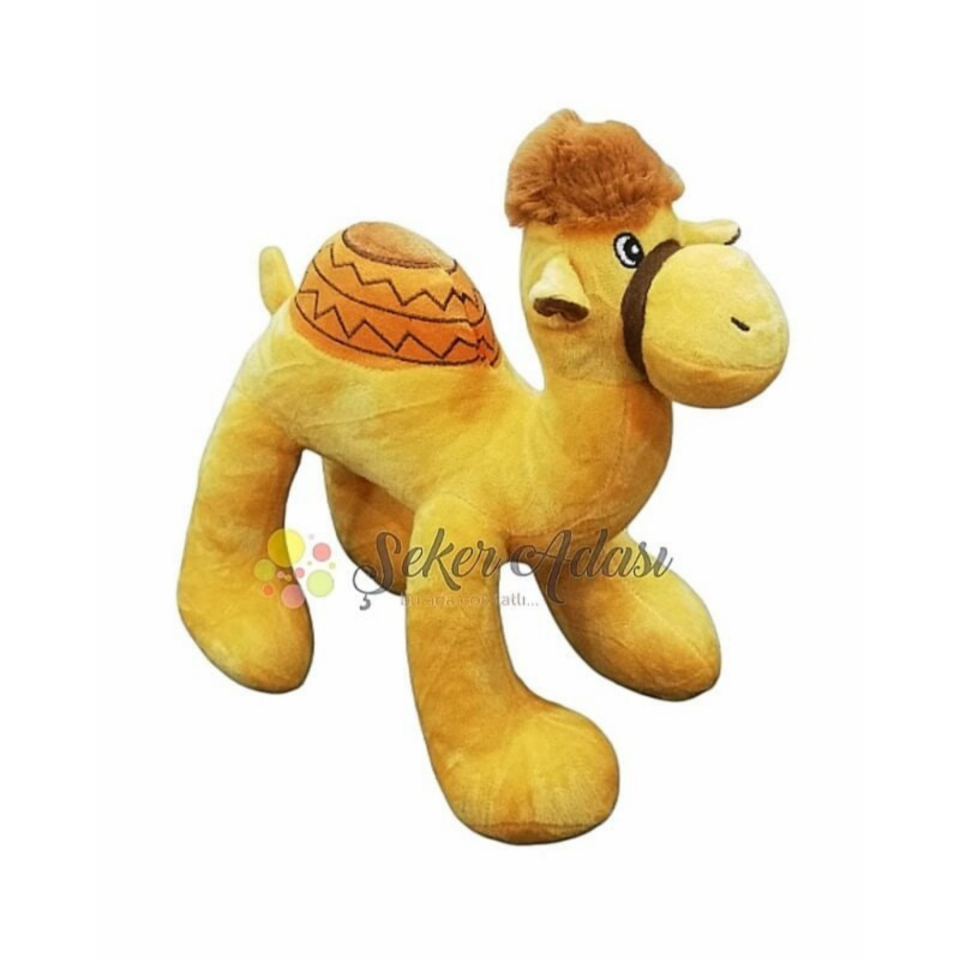 Hac ve Umre Özel Hediyelik Müzikli Peluş Deve 30 cm Sesli Oyuncak